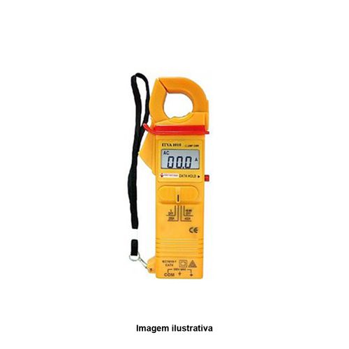 Alicate Amperímetro Corrente AC 20 a 400A Tensão 500V Abertura da Garra 28mm Instrutemp ITVA-1010