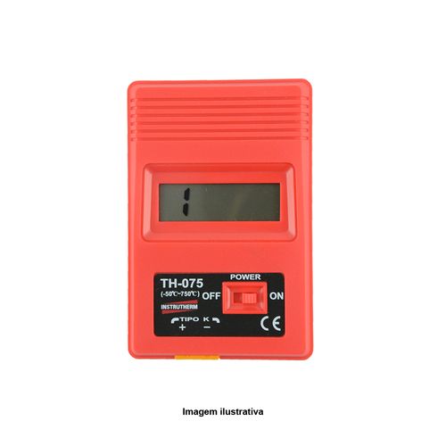Termômetro Digital Escala -50 a 750°C Resolução 1°C Instrutherm TH-075