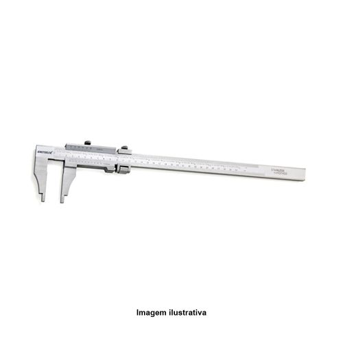 Paquímetro 500x0,02mm para Serviços Pesados Cursor Monobloco Aço Inoxidável Kingtools 501.4002