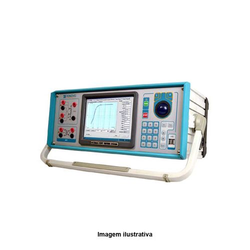 Analisador de Transformadores de Corrente (TC) e Potencial (TP) Relações de Transformação 30.000:1 e 45.000:5 Ensaio até 40 kV Megabras PCT200AI