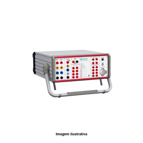 Caixa de calibração de relés hexafásica Tensão 4 x 300V Corrente 6 x 15A Megabras PW460