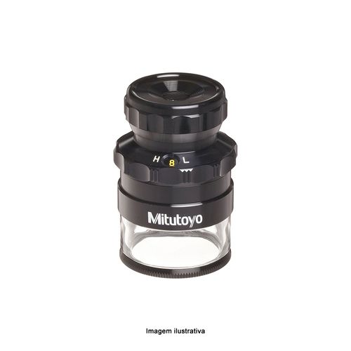 Lupa de 8X Escala 8mm Resolução 0,1mm Mitutoyo 183-304