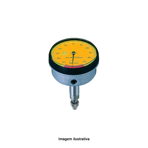 Relógio Comparador 1mm (1.27mm) x 0,01mm Leitura da Escala 50-0-50 Mitutoyo 1960T