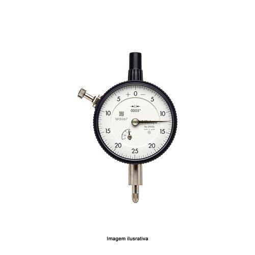 Relógio Comparador .125'' (.05'') x .0005'' Tampa Lisa Mitutoyo 2922SB