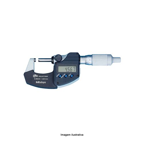 Micrômetro Externo 0-25mm x 0,001mm IP65 com Saída de Dados Mitutoyo 293-234-30