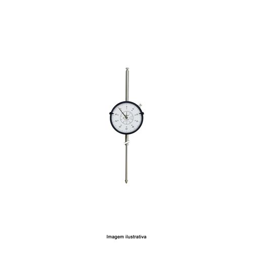 Relógio Comparador 80mm (1mm) x 0,01mm Leitura da Escala ±0-100 com Tampa com Orelha Mitutoyo 3060S-19