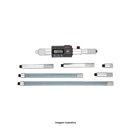 Micrômetro Interno Tubular Digital 200 - 1000mm x 0,001mm com 6 Extensões Mitutoyo 337-301
