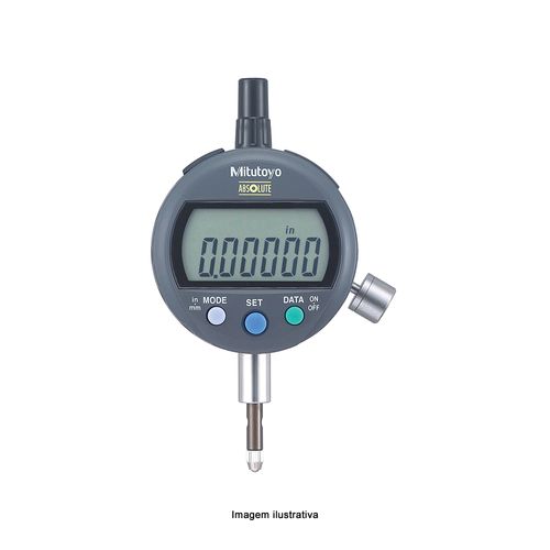 Relógio Comparador Digital ABSOLUTE ID-SX .5'' x .00005''/0,001mm Tampa Lisa Mitutoyo 543-396B