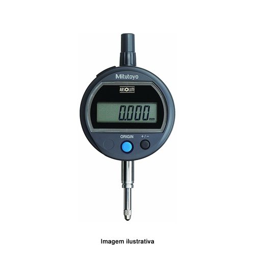 Relógio Comparador Digital ABSOLUTE Solar ID-SS 12,7mm x 0,001mm Tampa Lisa Mitutoyo 543-500B