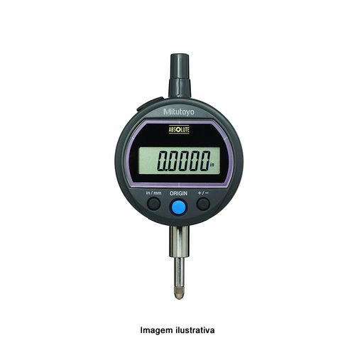 Relógio Comparador Digital ABSOLUTE Solar ID-SS .5'' x .0005/0,01mm Tampa Lisa Mitutoyo 543-507B