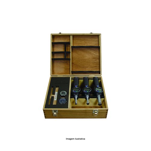 Micrômetro Interno Digital em Jogo Completo 12-25mm x 0,001mm Mitutoyo 568-956