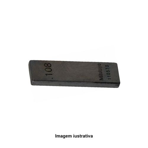 Bloco Padrão Individual 0,59mm Classe 0 Aço Mitutoyo 611900-021