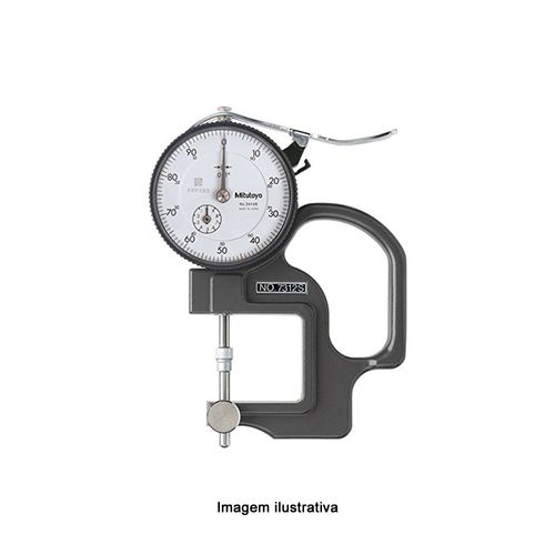 Medidor de Espessura com Relógio Capacidade de Medição 0-0,5'' x 0,001'' Espessura de lentes