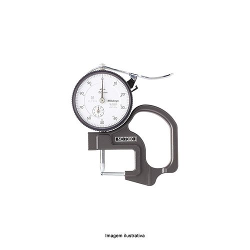 Medidor de Espessura com Relógio 0-10mm X 0.01mm Espessura de Tubos Mitutoyo 7360