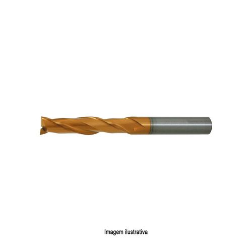 Fresa de Topo Reto Longa 2 Cortes 801/2 HSS com Cobalto EDS DIN 844N Ø 8.5mm OSG TIN (Titânio) 15565