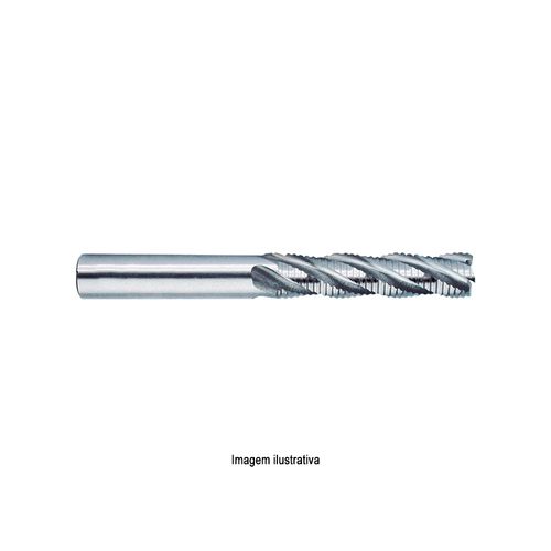 Fresa de Topo Reto Para Desbaste Longa Múltiplos Cortes HSS com Cobalto 834/2 EML DIN 844 Ø 11mm OSG 16357