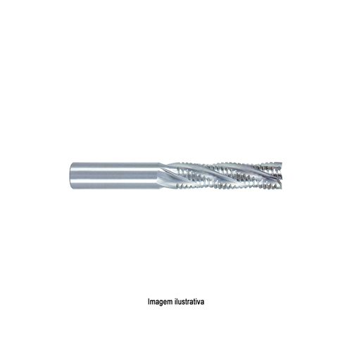 Fresa de Topo Reto para Desbaste e Acabamento Longa HSS com Cobalto 835/2 RFEL DIN 844 Ø 18mm OSG 16432