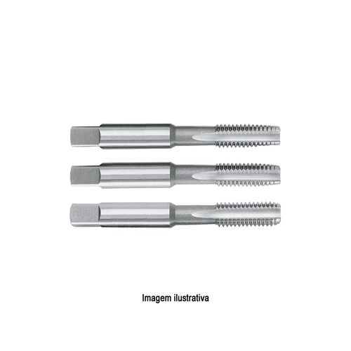 Jogo de Macho Manual UNC 10B HSS ISO 529 N° 3-48 UNC Jogo com 3 pçs OSG 2208