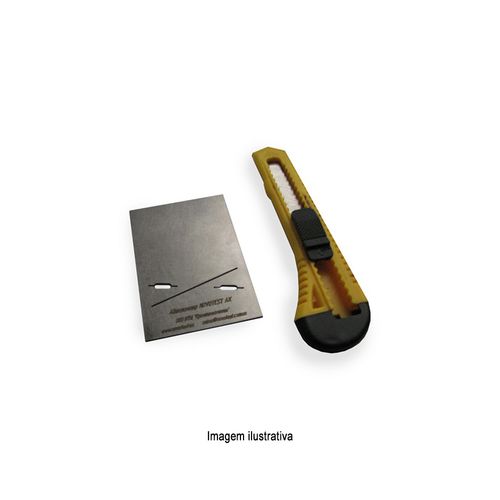 Placa de Adesão Cruzada Hatch para medir o valor de aderência de Revestimentos normas ISO 16276-2 e ASTM D 3359 Novotest.br AH-16276