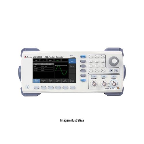 Gerador de Funções 5 Formas de Onda Frequência de Saída 5MHz Compatibilidade TTL CAT II 300V Minipa MFG-4205C