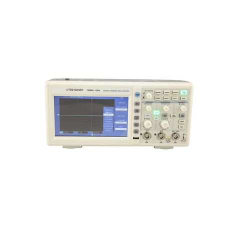 Osciloscópio digital 100 Mhz 2 canais taxa de amostragem 1gs/s CATII 300v Novotest.br UTD2102CEX