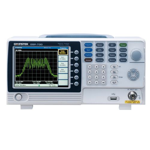 Analisador de Espectro freq 150kHz~3GHz Faixa de RBW 30KHz/ 100 KHz/ 300 KHz/ 1MHz Amplitude +20 a -40dBm Minipa GSP-730