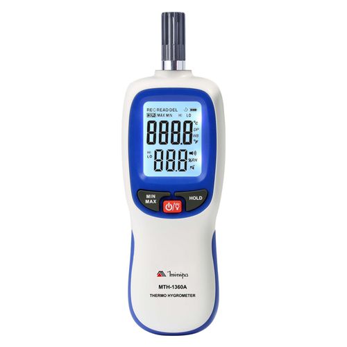 Termo-Higrômetro Temperatura -20 a 70°C Resolução 0,1°C Umidade Relativa 0-100%rh Resolução 0,1%rh Minipa MTH-1360A