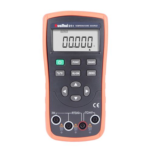 Calibrador de temperatura Alta precisão de até 0,05% simula termopares, RTDs, volts e ohms Victor-Ruoshui 01+