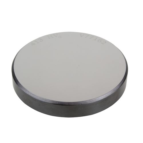 Bloco padrão de dureza 600 HV com certificado 17025 Novotest.br TB-HV-600-1 KG