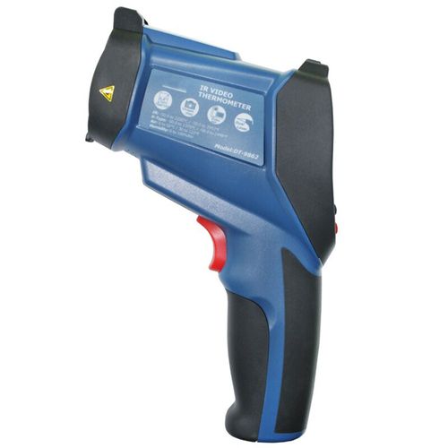 Termômetro infravermelho -50-2200 °C; -58-3992 °F, prec. ± 1,0% img vídeo LCD 2,2 " TFT 320*240 px Novotest.br DT-9862