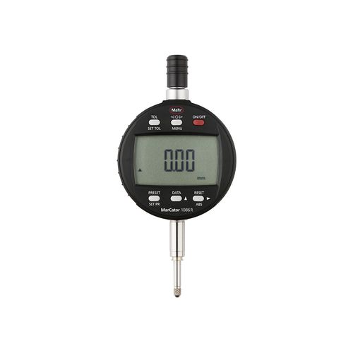 Relógio Comparador Digital 12,5mm/0,5"x 0,01mm/.0005" Ref. Marcator 1086 R Mahr 4337130