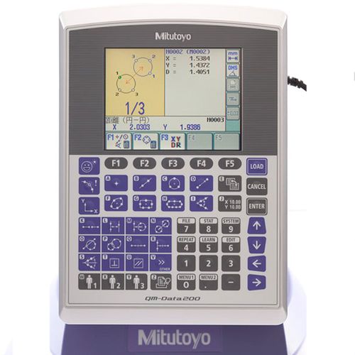 QM-Data200 modelo de bancada para projetor de perfil resolucão 0,1 µm display LCD Mitutoyo 264-155A