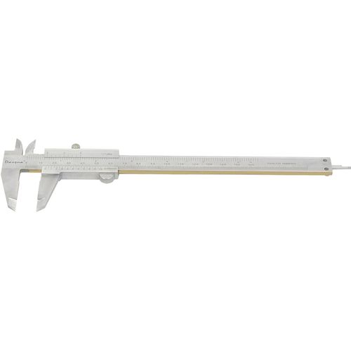 Paquímetro universal analógico titânio 0-150 mm/0-6'' DASQUA 416,0004