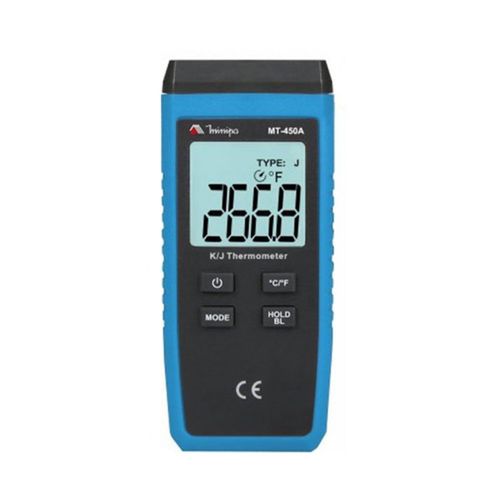 Termômetro Digital -50 a 1300°c Resolução 0,1 a 1,0°c Termopar Tipo K/j 1 Canal Minipa MT-450A