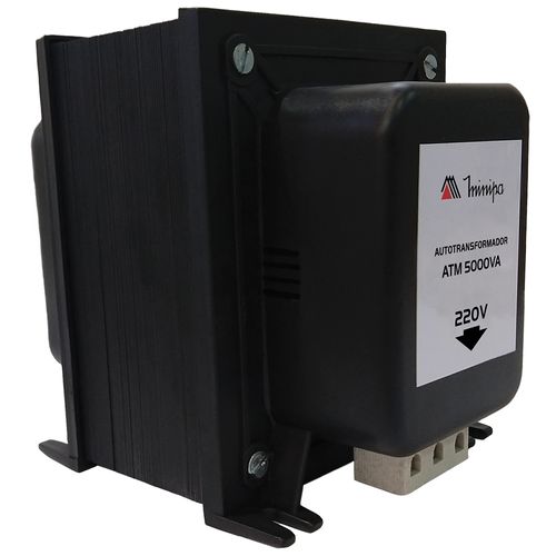 Autotransformador potência nominal 5000 VA freq. 60 HZ Minipa ATM-5000 VA