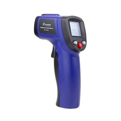Termômetro infravermelho mira laser medição rápida da temperatura -50°C a 420°C Incoterm ST-400