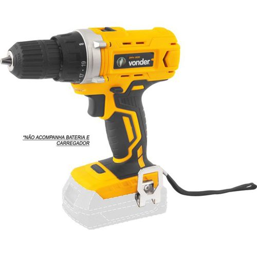 Parafusadeira e furadeira 3/8 " bateria intercambiável 18 V (sem bateria e sem carregador) 6004182000 VONDER IPFV 1820