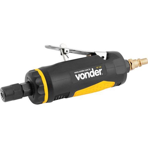 Retífica pneumática curta reta 1/4 " - 6,35 mm 6256000140 VONDER RP 140