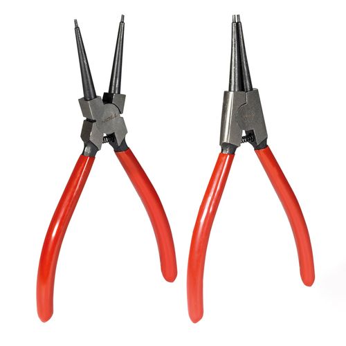 Alicate para anéis externo reto tam. 7 ’’ abertura 19-60 mm / 3/4 ‘’ – 2.3/8 ’’ Noll 402,0002