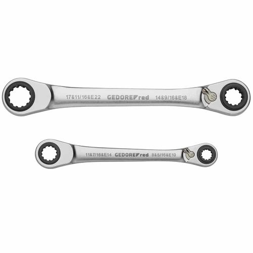 Jogo chaves estrela com catraca 63 em 2 2 pcs 3300900 Gedore red R07501002