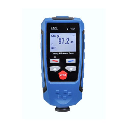 Medidor de espessura de camada sobre base ferrosa e não ferrosa 0~1350 um com saída de dados USB Novotest.br by CEM DT-156H