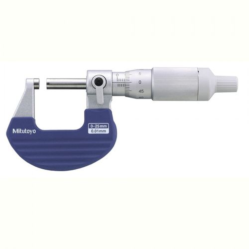 Micrômetro externo 0-25 mm / 0,01mm com Isolante térmico e Catraca Integrada Mitutoyo 102-701