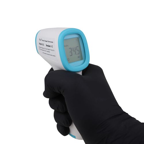 Termômetro clinico infravermelho mira laser mede febre medição rápida da temperatura 32-40 °C +/- 0,2 °C resolução 0,1 °C Novotest HI8US-HG01