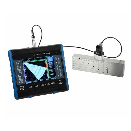 Detector de falhas ultrassônico portátil PA de 16 canais modo TOFD amplificador de RF USB TFT col 640 × 480 funções DAC e DGS Novotest.br UD4701PA