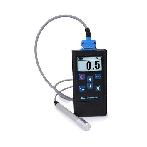 Gaussmeter (Magnetômetro) para análise de campo magnético de objetos ferromagnéticos incluindo inspeção de partículas magnéticas Novotest.br MF-1