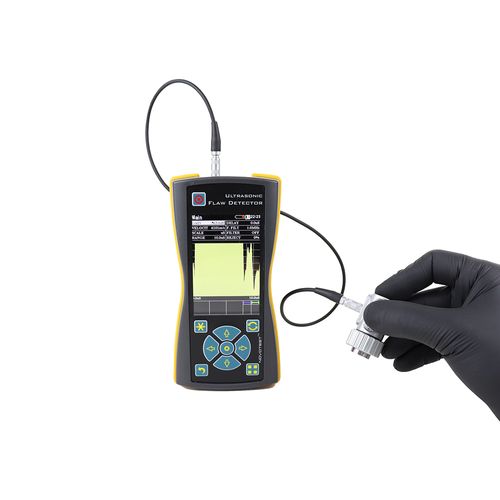 Mini Detector de Falhas Ultrassônico de 1 a 10,0MHz velocidade 1000 - 9999m/s conexão com o PC USB Novotest UD2301