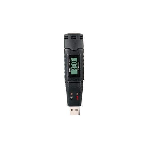 Datalogger com visor digital temperatura e umidade dados USB atendem norma RDC304 Novotest by Cem DT-171E