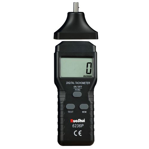 Tacômetro modo contato e sem contato LASER 2,5~99999 RES 0.1RPM PREC ± 0,05% + 1 VICTOR-RUOSHUI 6236P