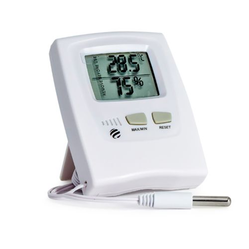 Termo-Higrômetro Digital Temperatura Interna 0°C à 50°C Externa -50° Incoterm 7666.02.0.00