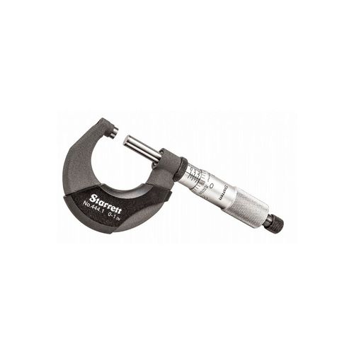 Micrometro externo com isoladores no arco 0-25 x 0,01 mm Starrett 444.1MXRL-25